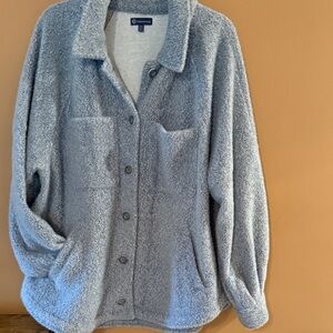 Democracy Heather Blue Teddy Jacket